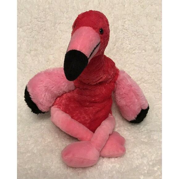 Mary Meyer Flip Flops Pink Flamingo Plush 16" Extremely Relaxed Stuffed Animal - Picture 1 of 8